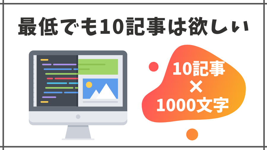 アフィリエイト審査合格に必要な記事数